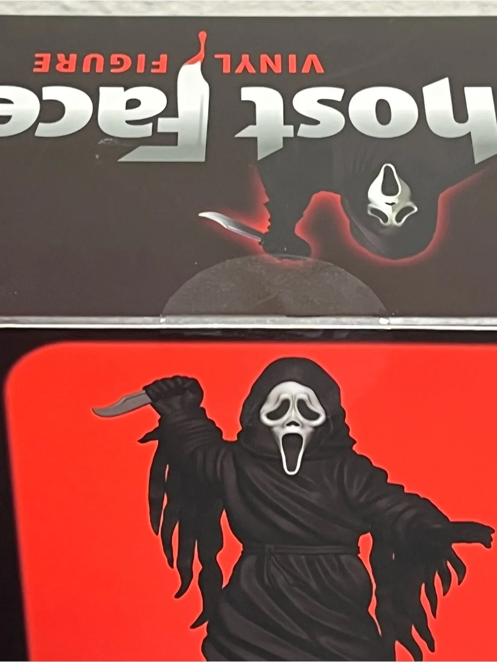 Ghost Face Vinyl Figure by FlyGuys - Black & White Collectible